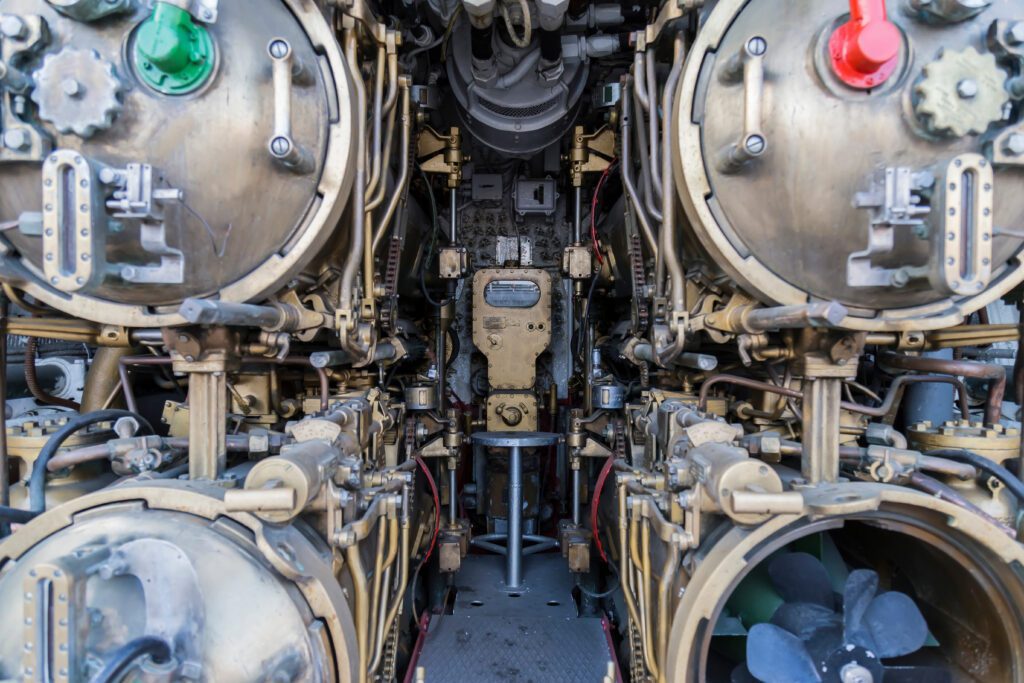 A submarine engine.